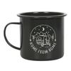 Something Different Crystals And Coffee Enamel Camp Mug