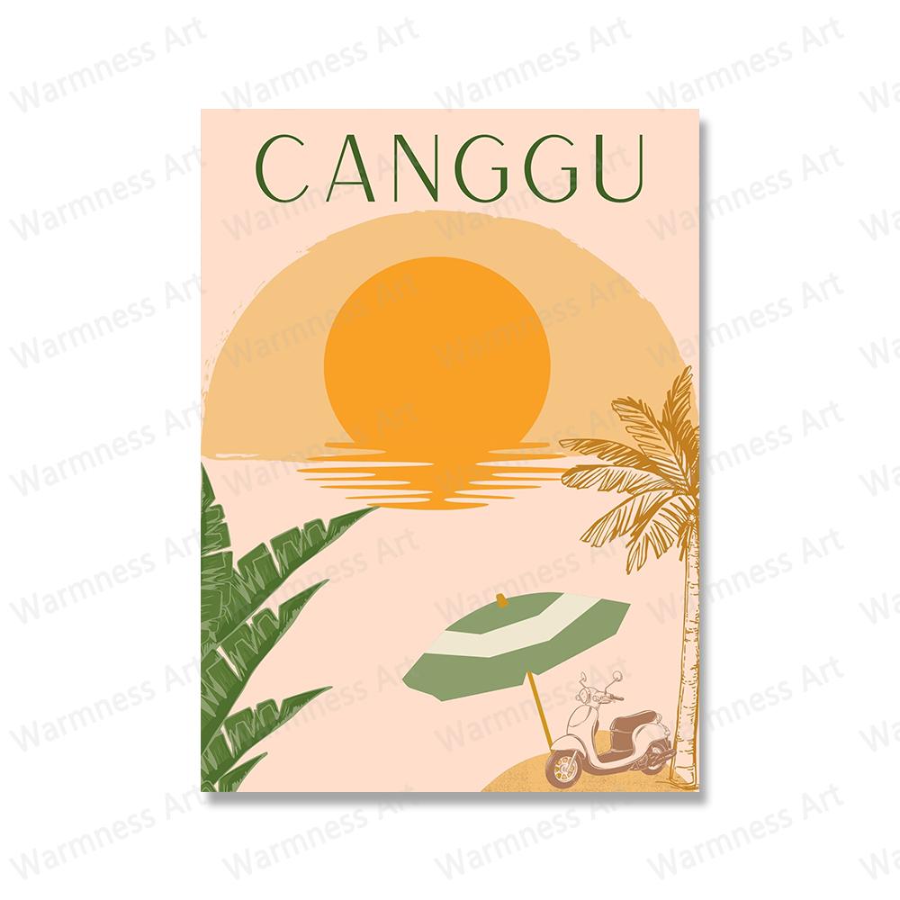 

Пейзаж настенное искусство холст постеры скандинавские принты путешествия Бали пляж море живопись картины для современной гостиной украшение дома без рамки 21*30cm No Frame