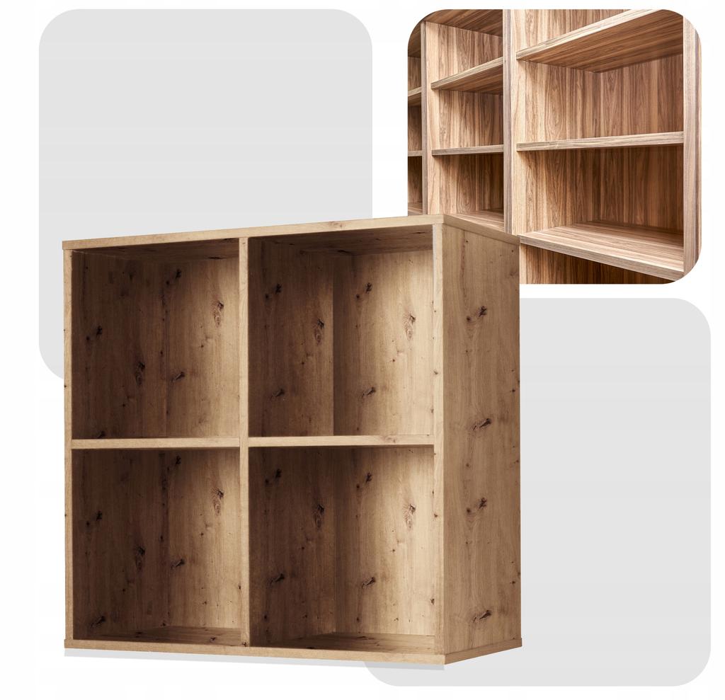 Shelf Bookcase Organizer Container Stand for Vinyl Records Binders Cubo 4