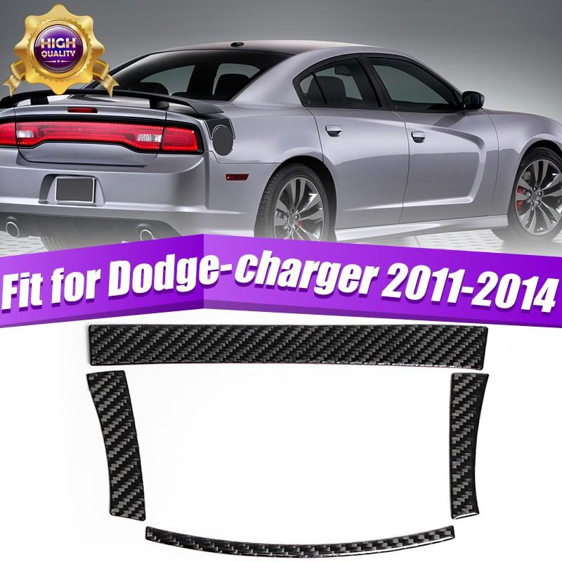 Fits Dodge Charger 2011-14 Carbon Fiber Storage Box Side Sticker Cover Trim 4pcs