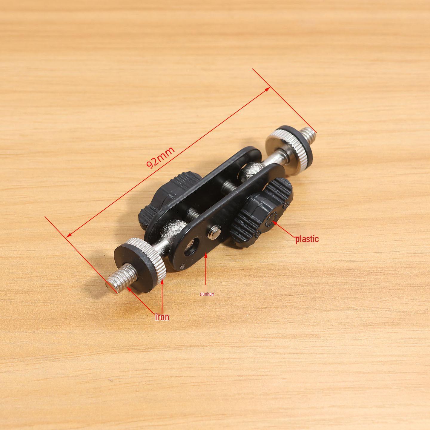 

Mini Small Monster Hand 1/4 Double Head Pea Pod Holder for Mobile Phone: Adjustable Magic Arm for Live Broadcast and Monitor Mounting