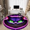 1pc Cat Fantasy Office Round Area Rug, Under Office Chairs Bedroom Living Room Home Decor, Room Deco