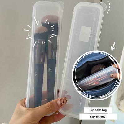 Make-up Pinsel Organizer Transparent Mit Abdeckung Augenbraue Bleistift Boxen Tragbare Frauen Kosmetische Lagerung Organizer Make-Up-Tools