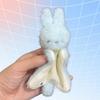 Korean Cute Fluffy Plush 3D Cartoon Elephant Rabbbit Kawaii Animal Easter Bunny Rabbit Toy Model Gift Home Decoration
