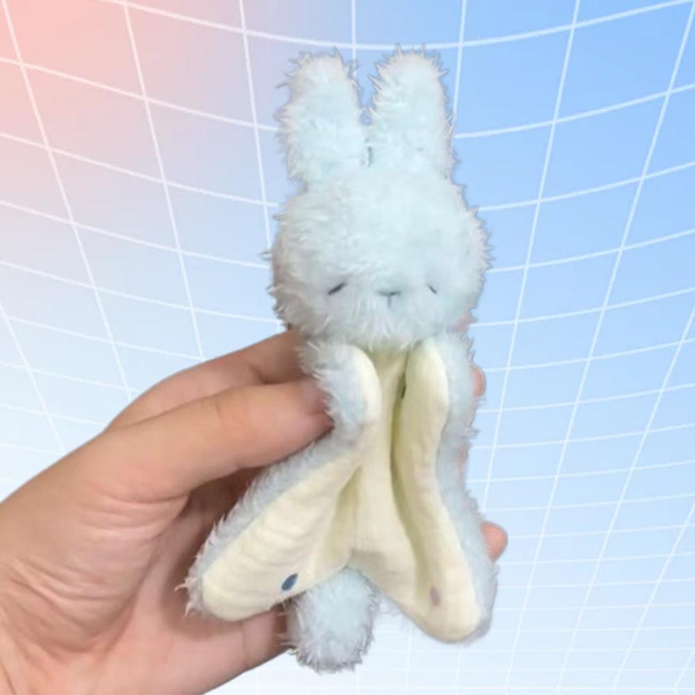 Korean Cute Fluffy Plush 3D Cartoon Elephant Rabbbit Kawaii Animal Easter Bunny Rabbit Toy Model Gift Home Decoration