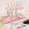 8Pcs Hangers Shaped Jewelry Holder Personalized Earrings Display Racks Hanging Clothes Stand Storage Jewelry Organizer Holders