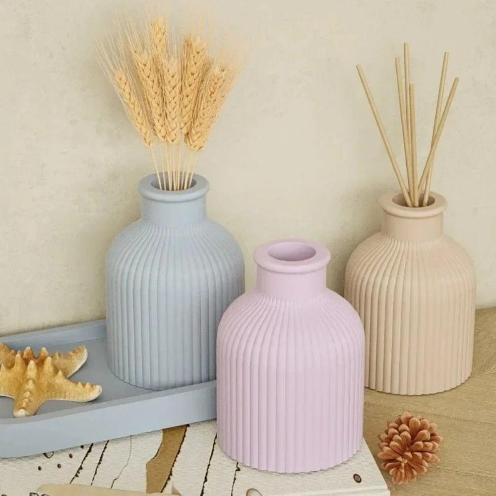 Creative Vase Silicone Mold DIY Casting Molds Ideal Gift Silicone Tray Mold  Home Decor