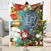 Merry Christmas Santa Claus Blankets are suitable for living rooms, bedrooms, camping, and other places, making them an ideal choice for gifts.