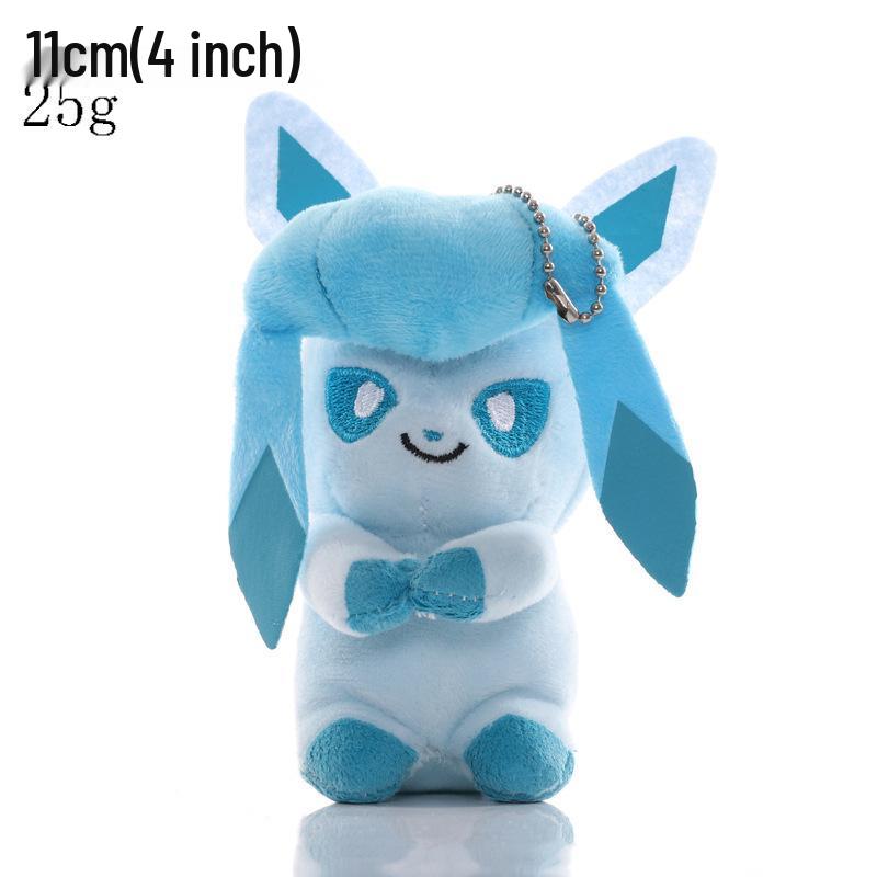 Conjunto de Chaveiros de Pelúcia Pokémon: Squirtle, Charmander, Psyduck, Bulbasaur & Pikachu