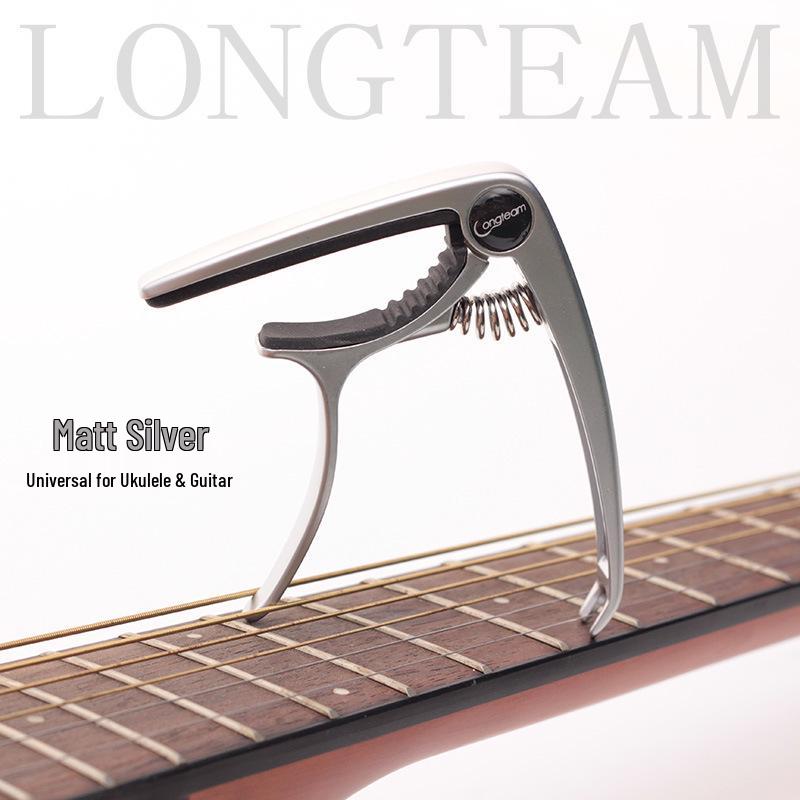 Zinc Alloy Capo for Guitar & Ukulele – Wooden Design Universal for Guitar & Ukulele