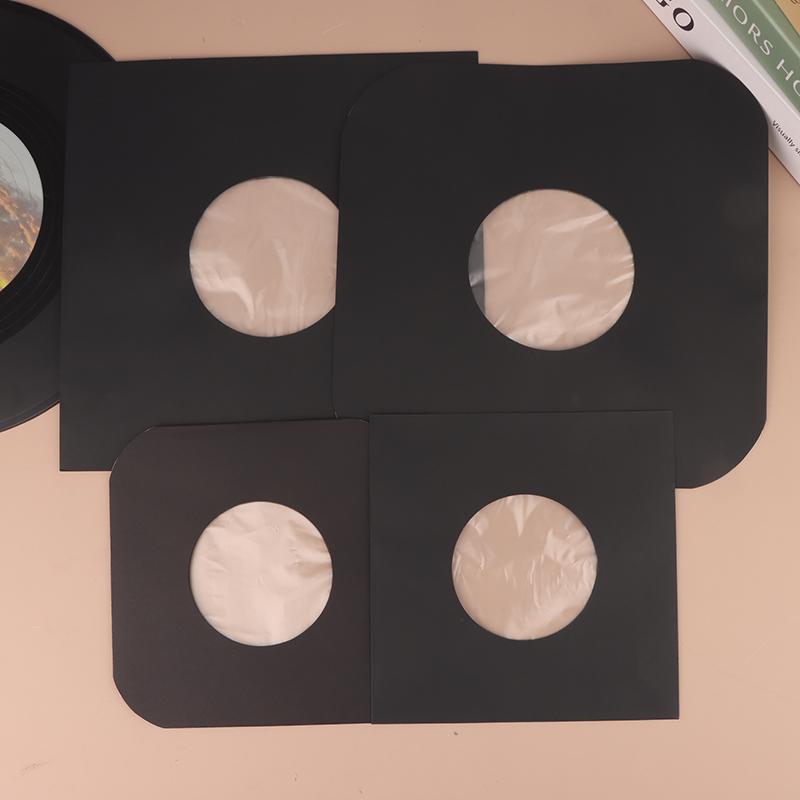 5Pcs 7/10/12Inch Vinyl Record Sleeves With Po Inner Bag Album Protective Covers Anti-Static Kraft Paper Record Jackets Bags