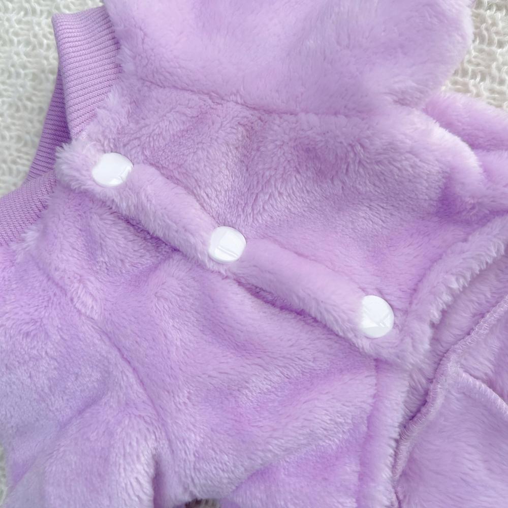 Vestiti invernali per animali domestici in pile felpato pesante caldo da esterno abbigliamento per cani gatti morbido confortevole autunnale per cuccioli cani di taglia piccola media