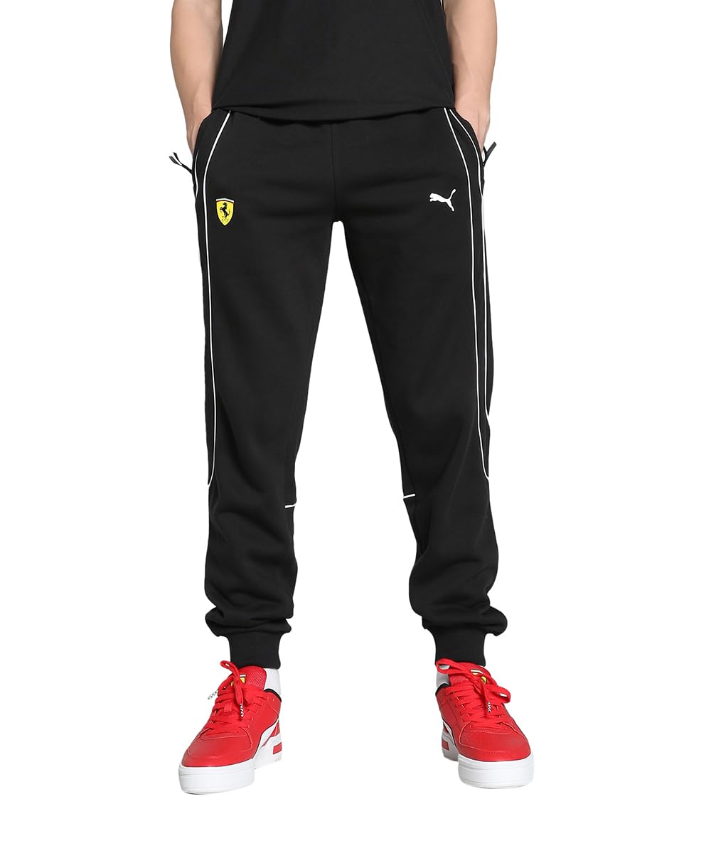 

MOTER Автогонки Длинные брюки Джерси Флисовая подкладка FERRARI RACE PANTS 627047 24 Цвет Черный [PUMA] Мужские Осень/Зима (01)
