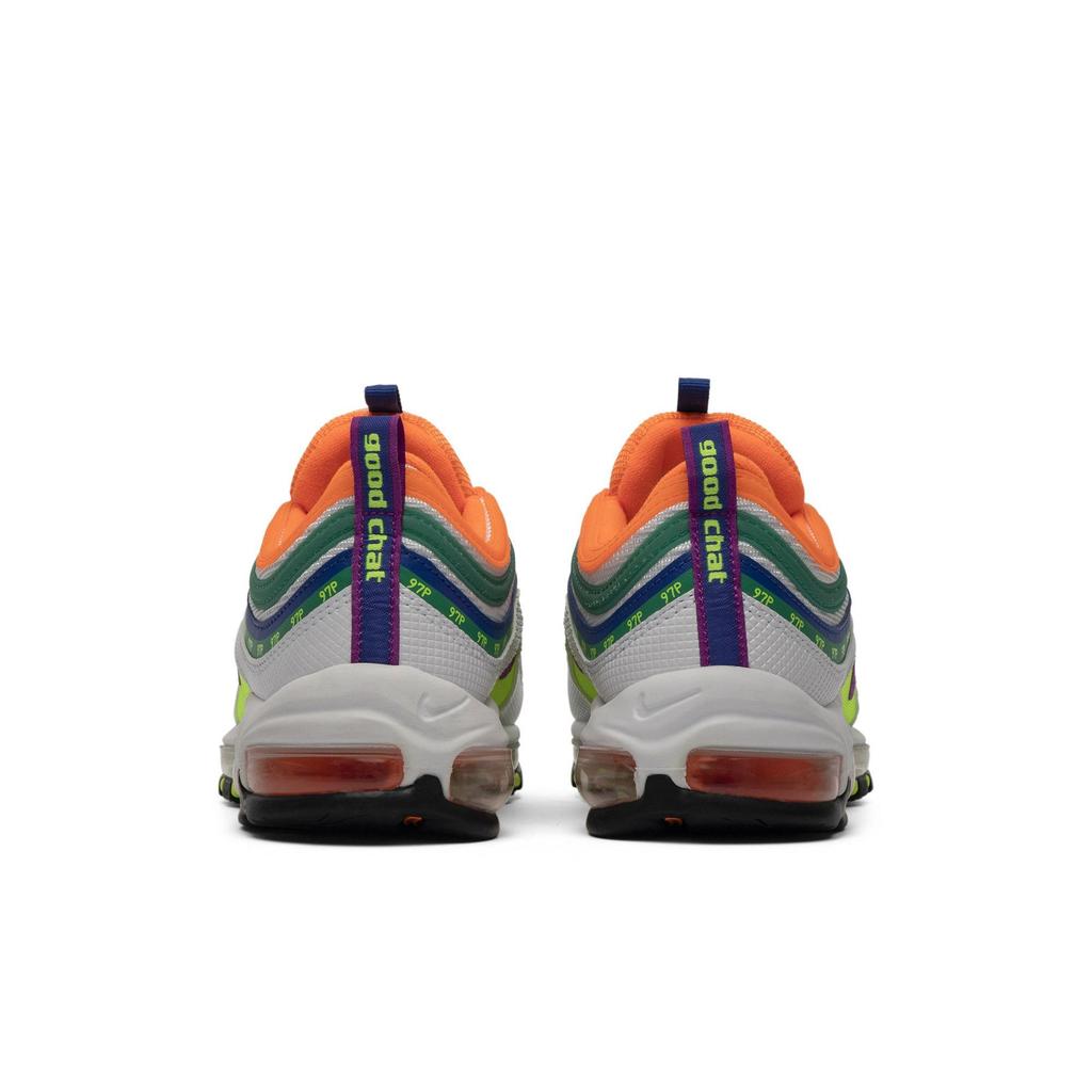 Nike Air Max 97 ' Air : London Summer Of Love' (Unisex) White / Hyper Violet-Volt Running Shoes CI1504 100