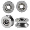 AIMOONSA Roulement à billes V624ZZ V-cannelure 4x13x6 mm double blindé (lot de 10)