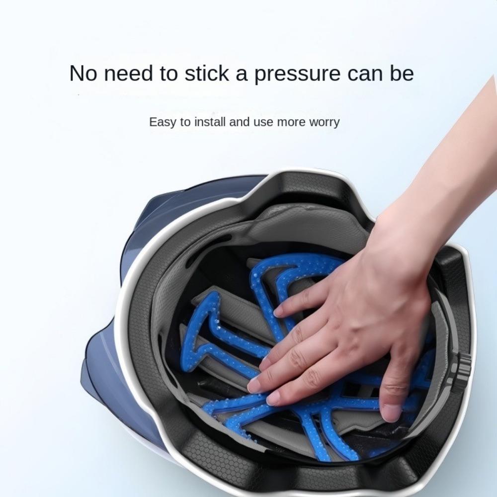 Flexible Bikes Head Cover Silicone Pad Inserts Mats Liner Cycling Head Cover  Helmet Accessories