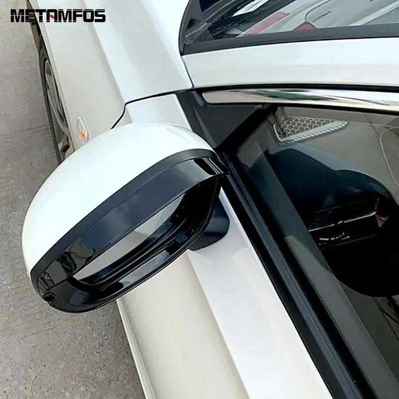 Rearview Mirror Visor Sun Shade Rain Shield Snow Guard Protector For Honda Civic 11th -2024 2025 2026 Chrome Car Accessories