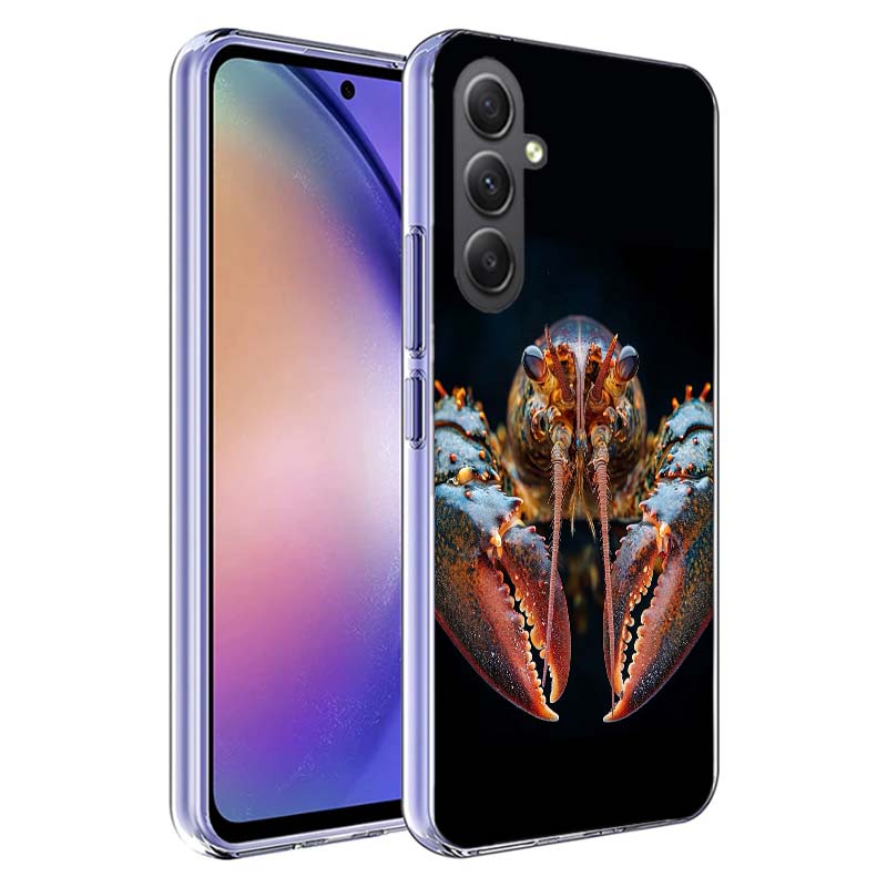 Live Lobster Phone Case for Samsung A17 A37 A57 A07 A16 A26 A36 A56 A06 A02S A12 A22 A32 A52S A04S A14 A24 A34 A54 A03 A13 A33 A