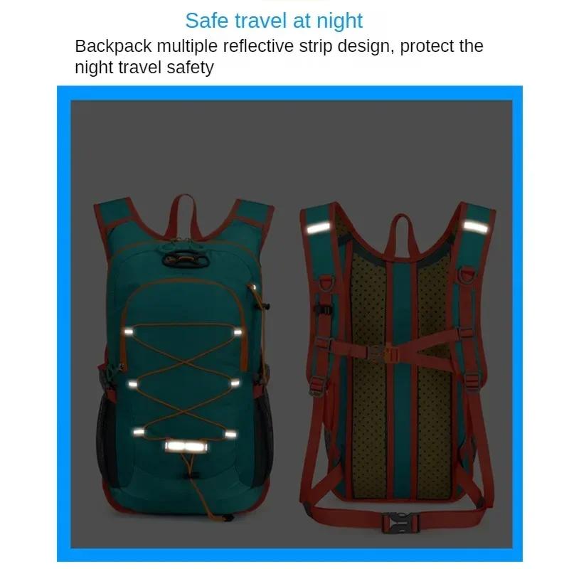 Large Capacity Outdoor Backpack Bags High Density Waterproof Nylon Sports Bag For Hiking Camping Travelling Mountaineering Bag