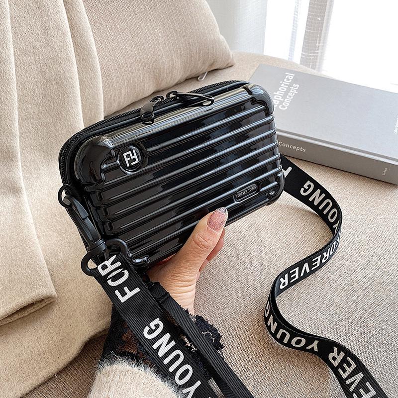 Women's Hard Shell Makeup & Toiletry Mini Bag | Crossbody, Evening, Travel Storage Box