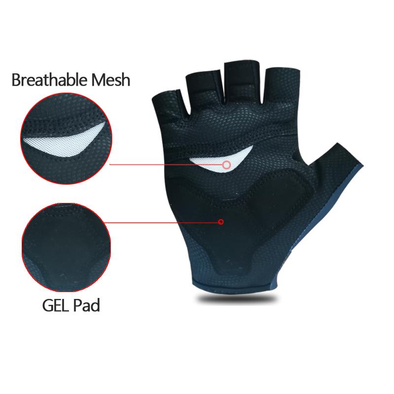 Pro Team 2026 Breathable Cycling Gloves UAE ITALY Road Bike Gloves Men Sports Half Finger Anti Slip MTB Bicycle Glove