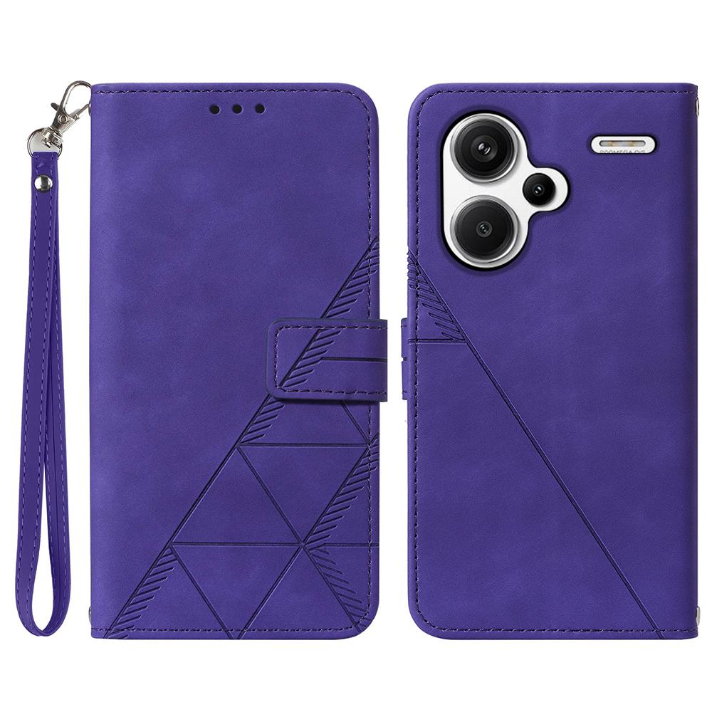 For Xiaomi Redmi Note 13 Pro+ 5G Leather Case with Hand Strap Wallet Stand Phone Cover