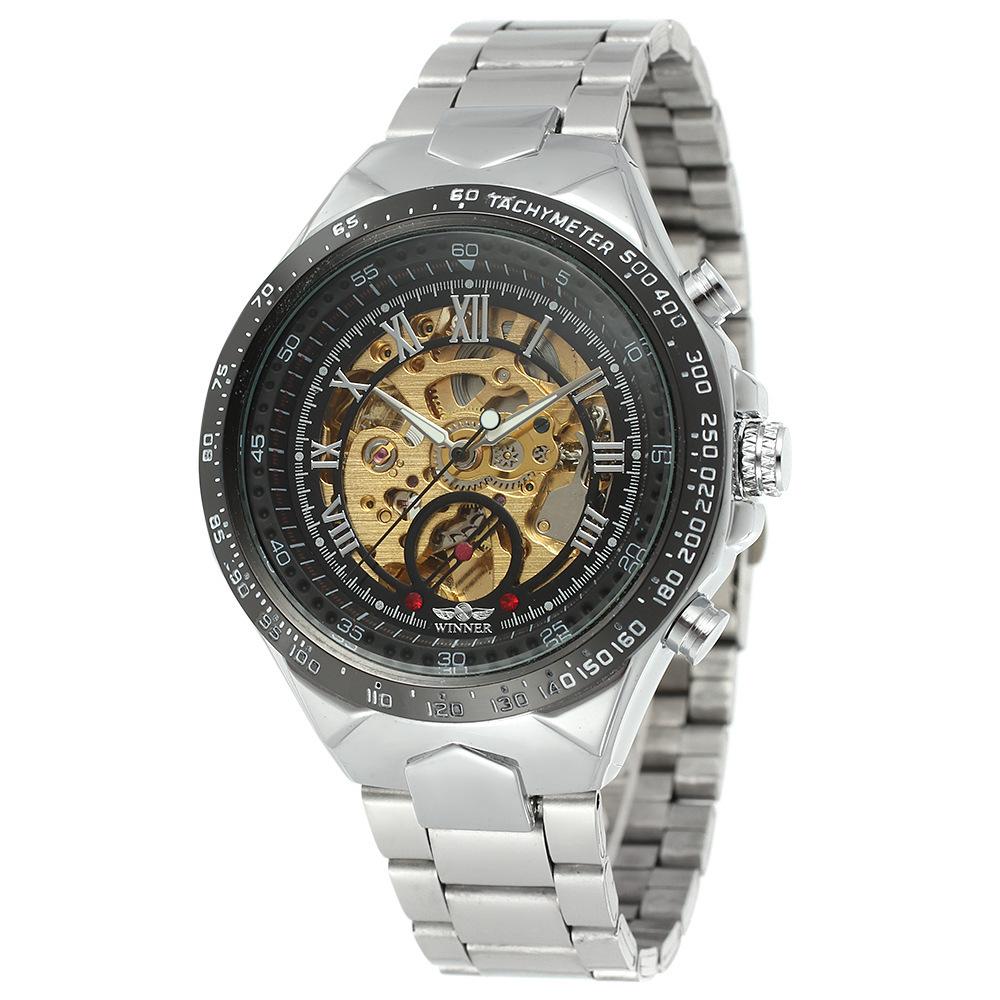 Best-Selling Men s Automatic Stainless Steel Mechanical Watch - Non-Quartz, Self-Winding Model 432