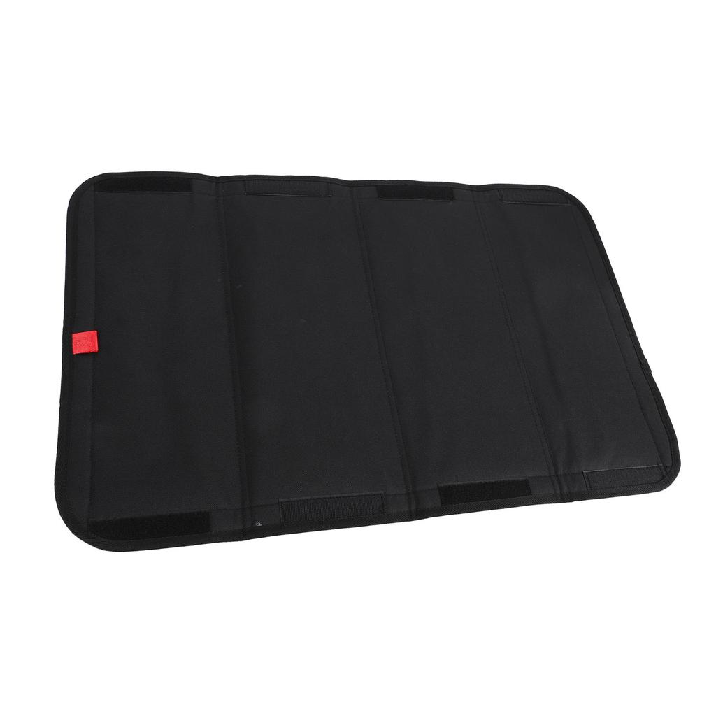 RV Door Window Shade 25x16in Privacy Protection RV Foldable Window Sunshade for Trailer Motorhome with Hook and Loop
