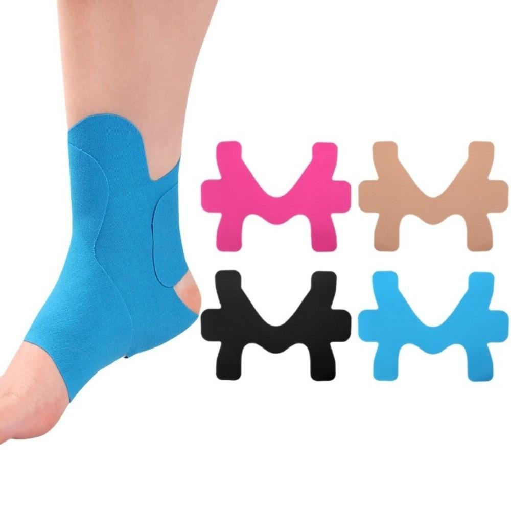 5pcs Pre-Cut Kinesiology Tape Elastic Waterproof Muscle Support Tape Breathable Self-Adhesive Athletic Tape Marathon