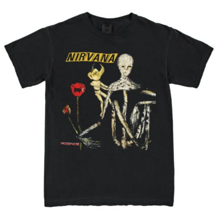 

26 New Rare Nirvana Incesticide Retro Unisex T-Shirt Vintage Style Unisex T-Shirt M