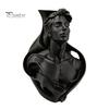 Fine Texture 3D Art Printed Human Bust Vase, Artistic Sculpture Planter for Succulents, Moisture-proof PLA Decor Matte Desktop Decor, Creative