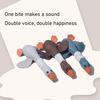Pet Toys Biting-Resistant Sound Toy with Extended Neck Design Anxiety Relief Teeth Grinding Toy for Small Dogs Puppies