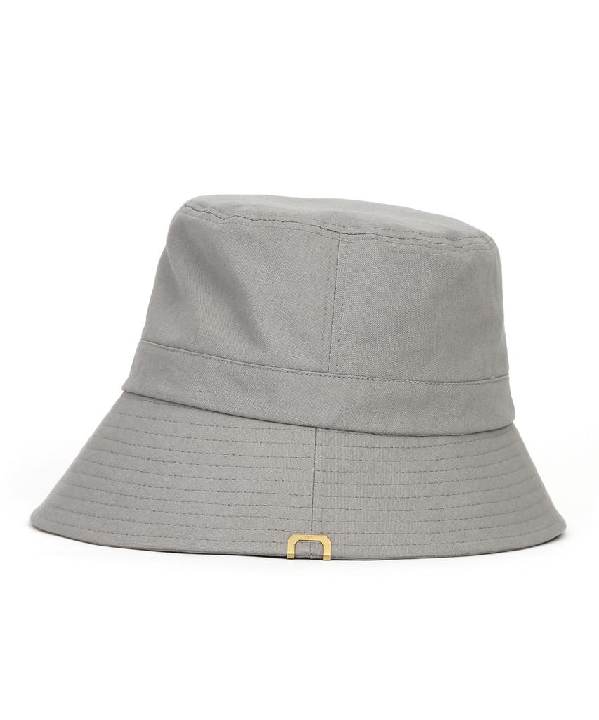 Eondeokeonteulolseutyudio Linen Bucket Hat Hide Bucket / Linen / Grey