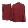Max Mara Made In Italy Skirt Suit Setup 42 Bordeaux Series Women Used