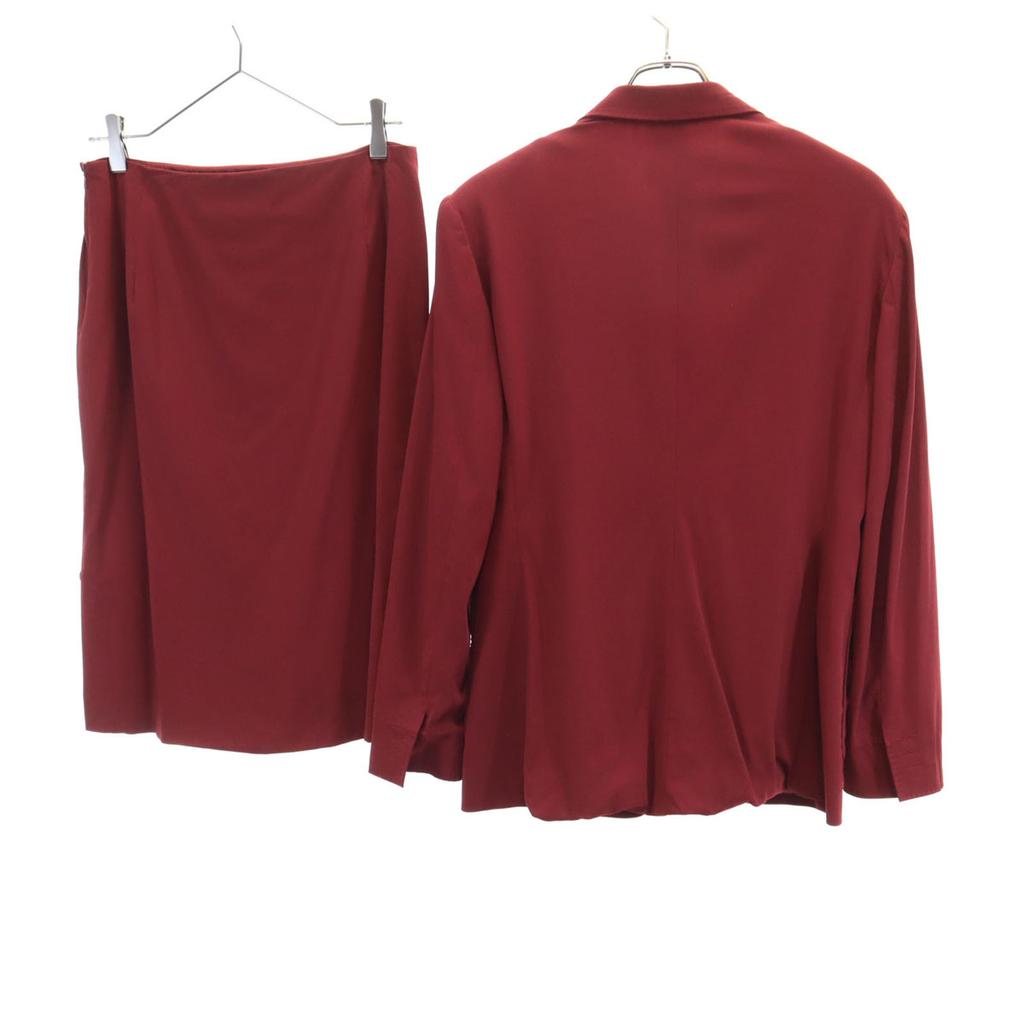 Max Mara Made In Italy Skirt Suit Setup 42 Bordeaux Series Women Used