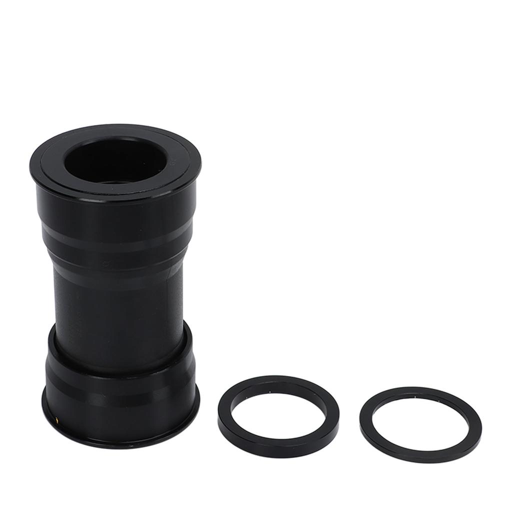BB386 Bike Bottom Bracket Aluminium Alloy DUB Press In with Washers Bike Center Shaft for Replacement