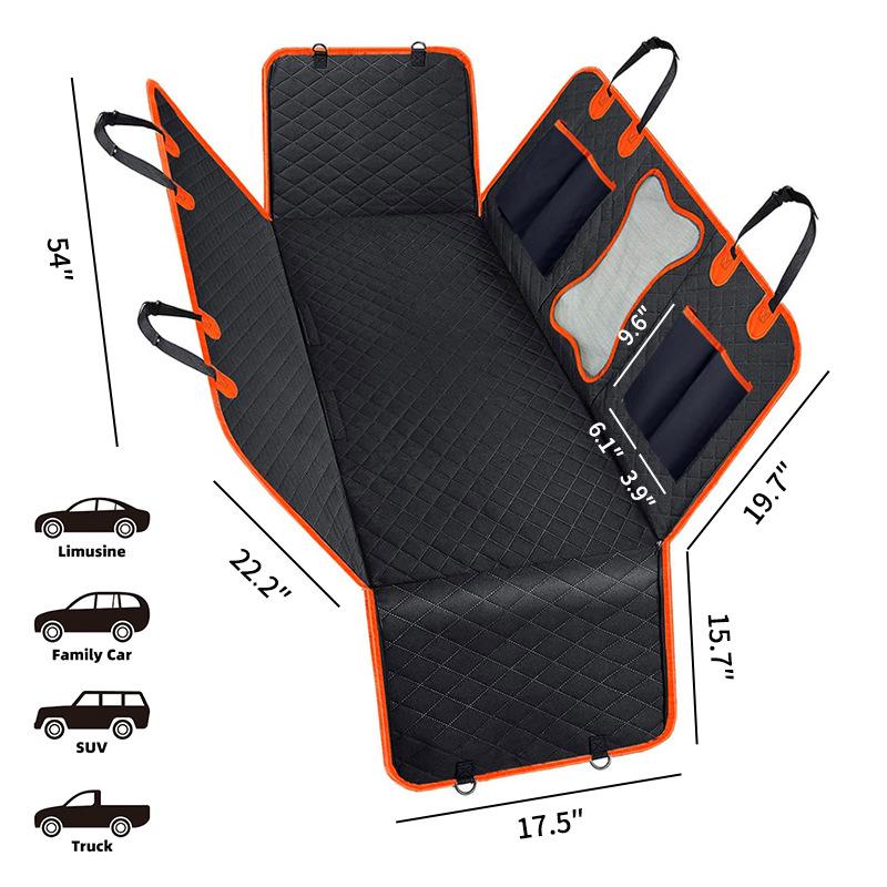 Waterproof Pet Car Seat Cushion - Anti-Dirty Pad for Dogs & Cats