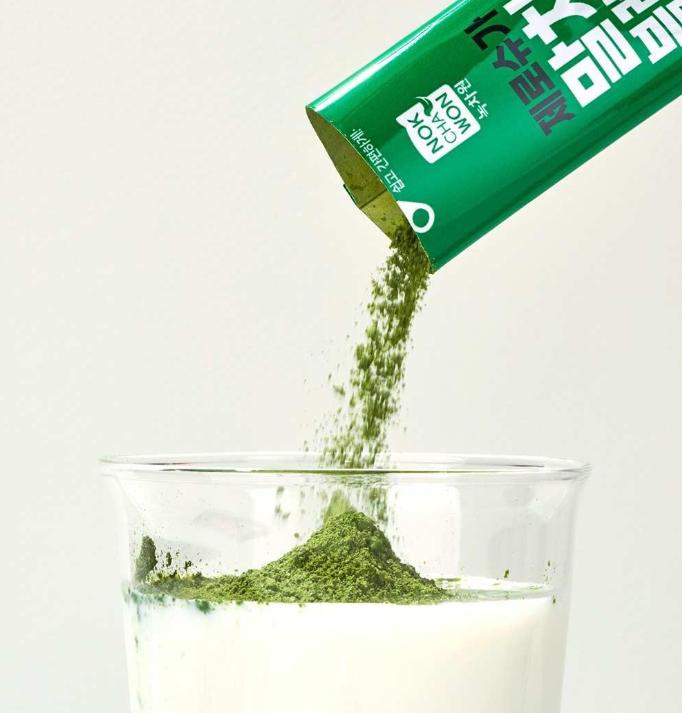 Nokchawon Zero Zucker Matcha Mischung 7 Sticks – Premium Koreanischer Grüntee