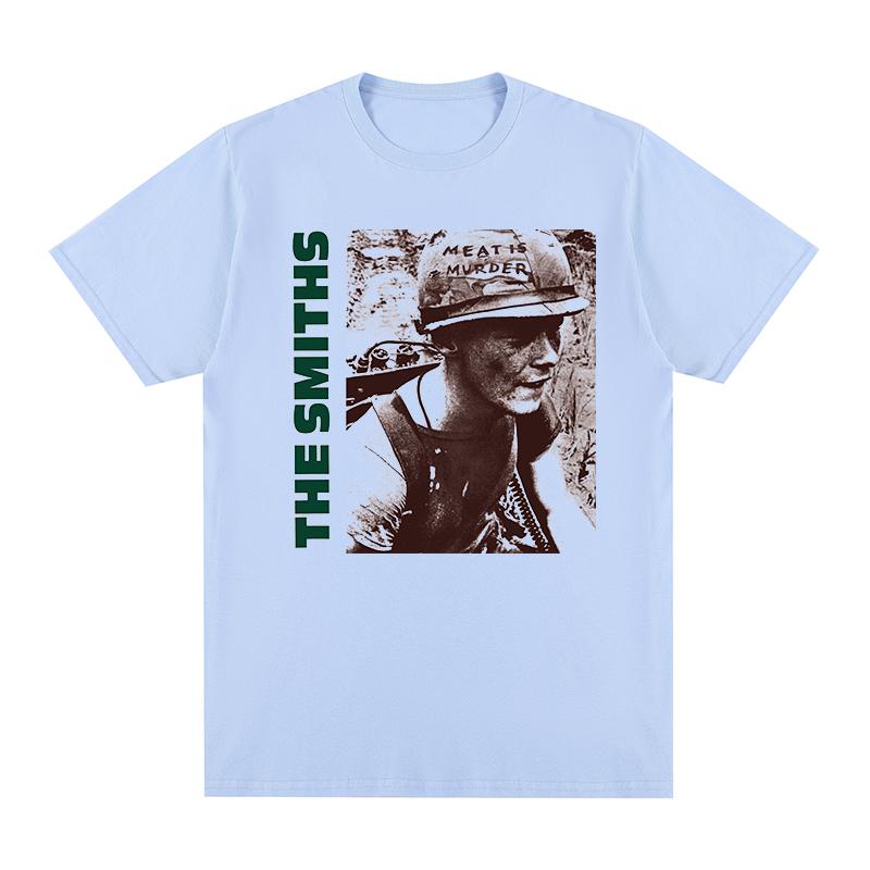 

The Smiths Meat Is Murder Morrissey Marr 1985 Punk Rock Band vintage T-shirt Cotton Men T shirt New TEE TSHIRT Womens Tops 4XL