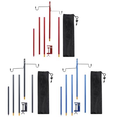 Folding Table Light Stand Camping Lamp Stand Detachable Lamp Holder Outdoor Light Holder Tent Light Stand Enduring