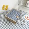 Net Red Carrying Linen Bag Female Fashion Work Out Hand Bento Bag Day System Ins Small Satchel
