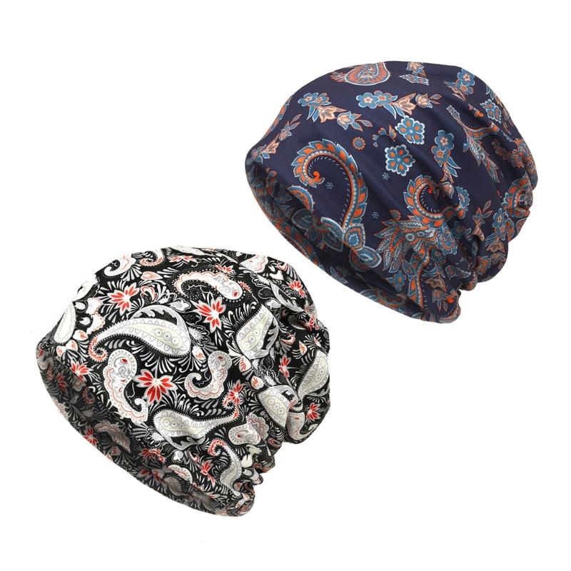Convertible Cashew Print Scarf Hat for Women Lady Girls Cycling Trekking and Outdoor Activity Quick Dry Feature