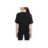 Nike NSW Dance Society Solid Color Logo Crew Neck Sporty Casual Short Sleeve T-Shirt Women Tops Black DD1238-010
