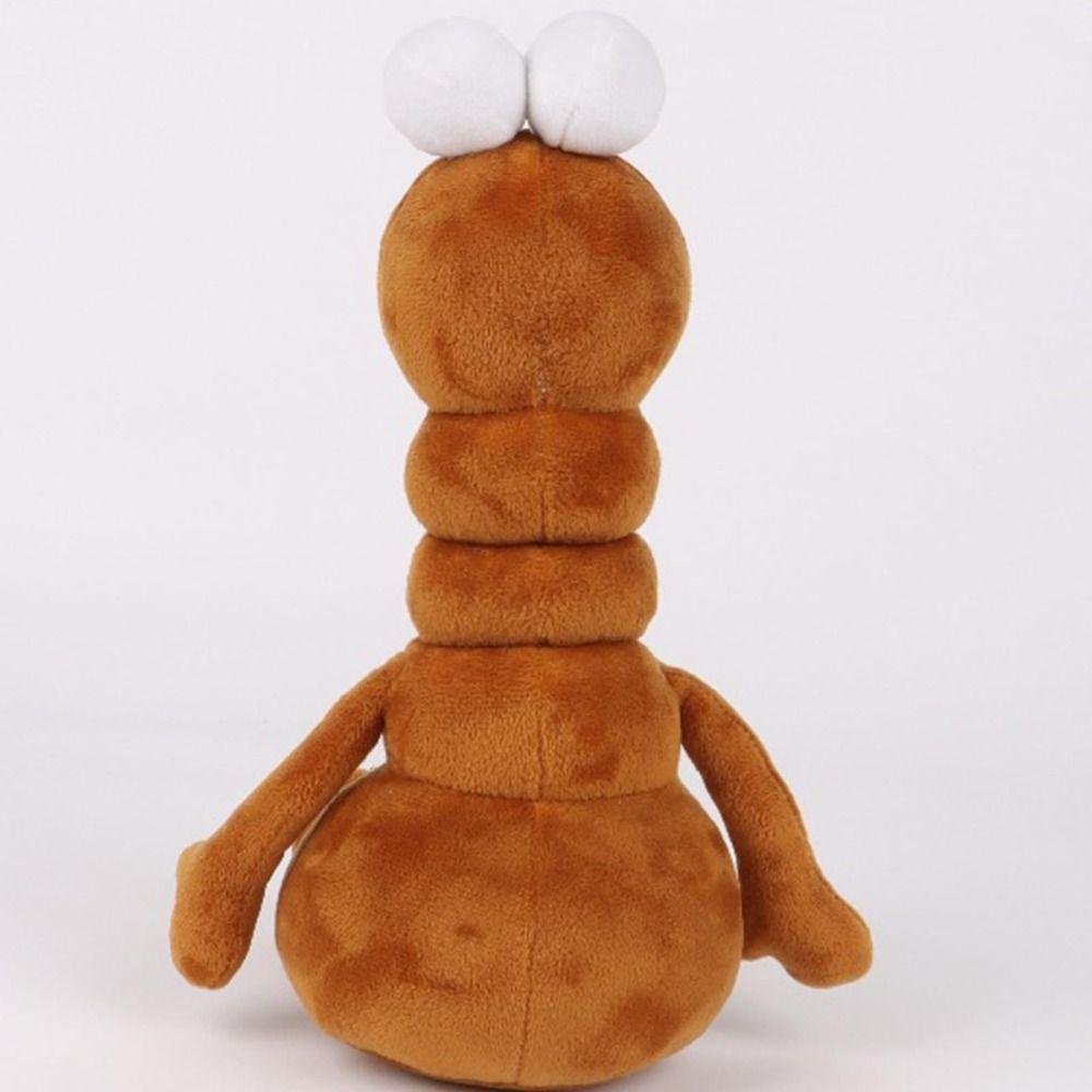 Lightweight Stitching Meme Worm Doll Skin-Friendly Marcus Plush Toy Robert Worm Plush Fans Gift