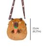 Tier Cartoon Capybara Plüsch Umhängetasche Cartoon Capybara Handtasche Kinder Geburtstagsgeschenk