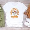 (European Size) 90s Lovely Tee Top Sweet Flower Trend Cute Clothing Short Sleeve Women Print Lady Female Fashion Tshirt Casual Graphic T-shirt