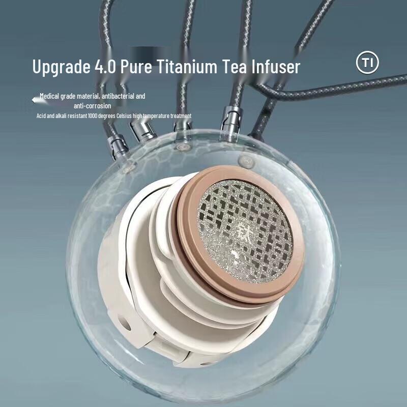 TOMIC Retro Hammered Titanium Vacuum Flask