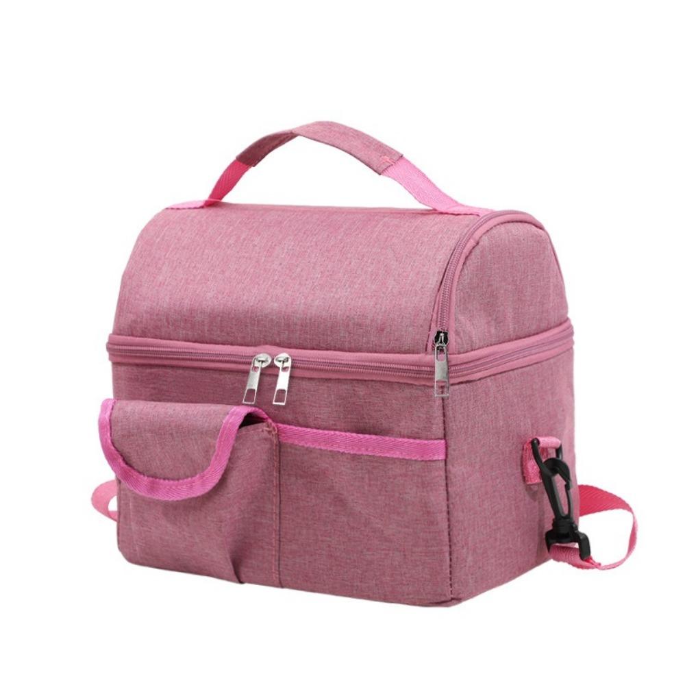 Thermal Lunch Bag Waterproof Cooler Pack Portable Mommy Bag  Office