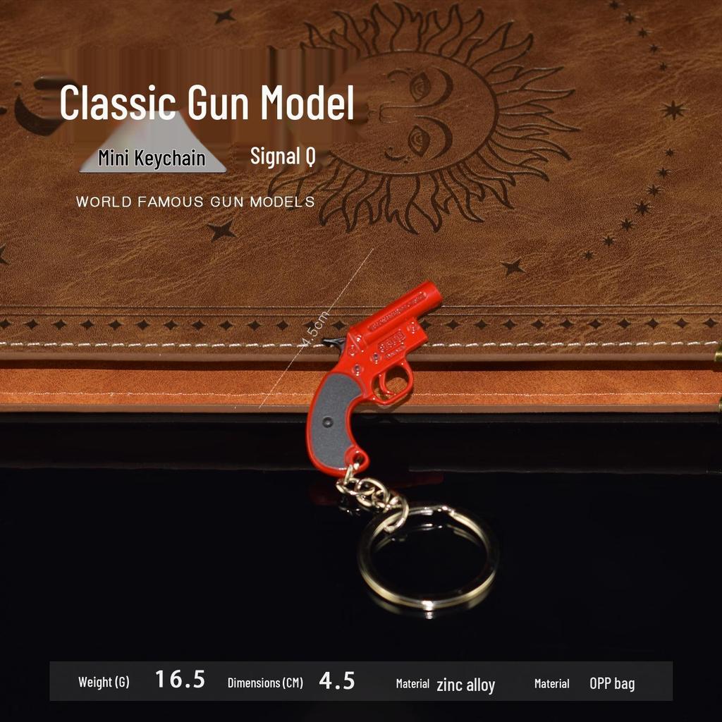 PUBG Frieden Schlüsselanhänger: Scorpion, Smith & Wesson Revolver, Luger P08, Colt, Mauser M1895 Modell