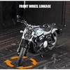 1/12 BENDA GINGERLLA 300 Diecast Motorcycle Model Toy Replica with Sound & Light Birthday Gift Christmas Gift Collection Bike